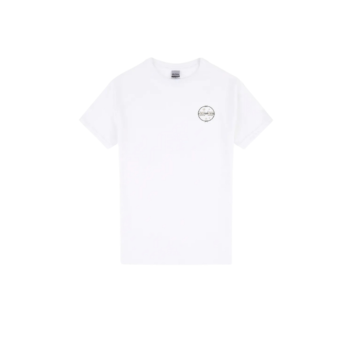 White front flat lay