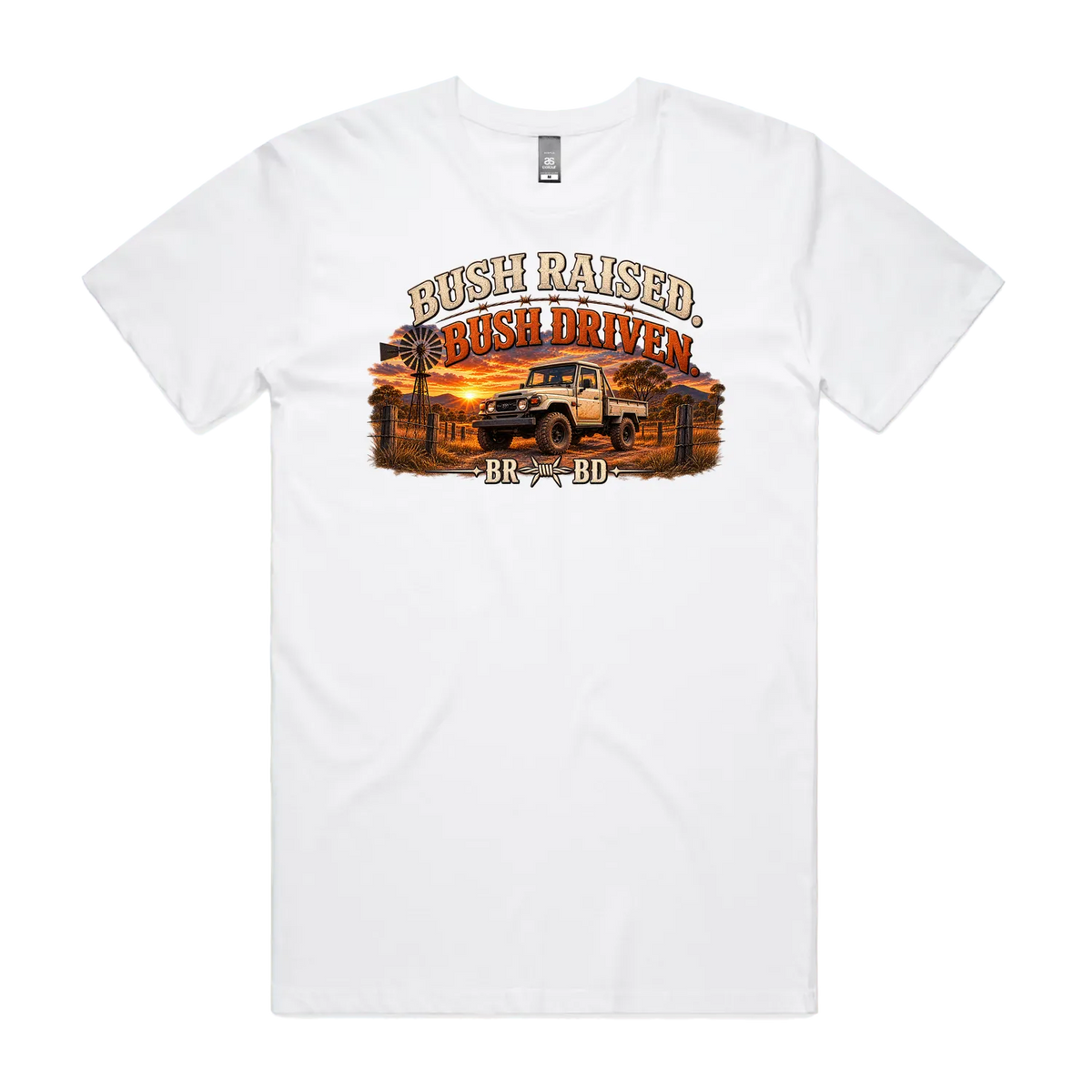 BRBD Bush Driven Ute Tee — Built for the Ones Who Live Behind the Wheel