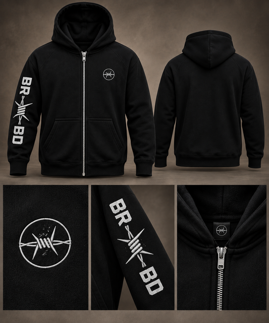 BRBD Heavy Zip Hoodie